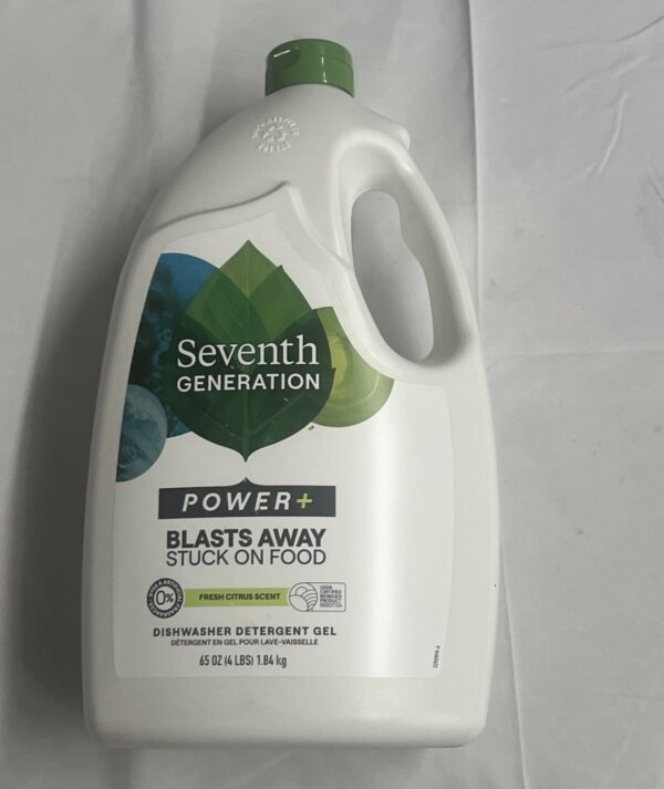 Seventh Generation Power + Natural Auto Dishwasher Detergent Gel, Fresh Citrus