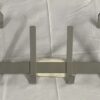 Heavy Duty Over The Door 4 Hooks Rail Matte Gray - Brightroom™