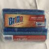 Armaly 21034 Brillo Estracell No-Scratch WedgeEdge Scrub Sponge, 3 Count