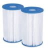 Funsicle Type B Pool Filter Cartridge (2 Pack), White,Adults